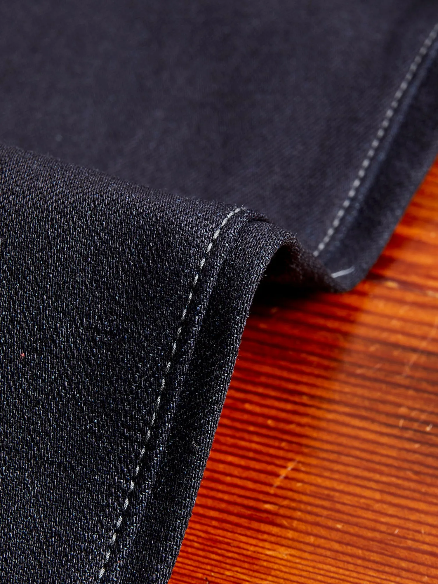 0405-52G "Indigo x Grey" 18oz Selvedge Denim - High Tapered Fit
