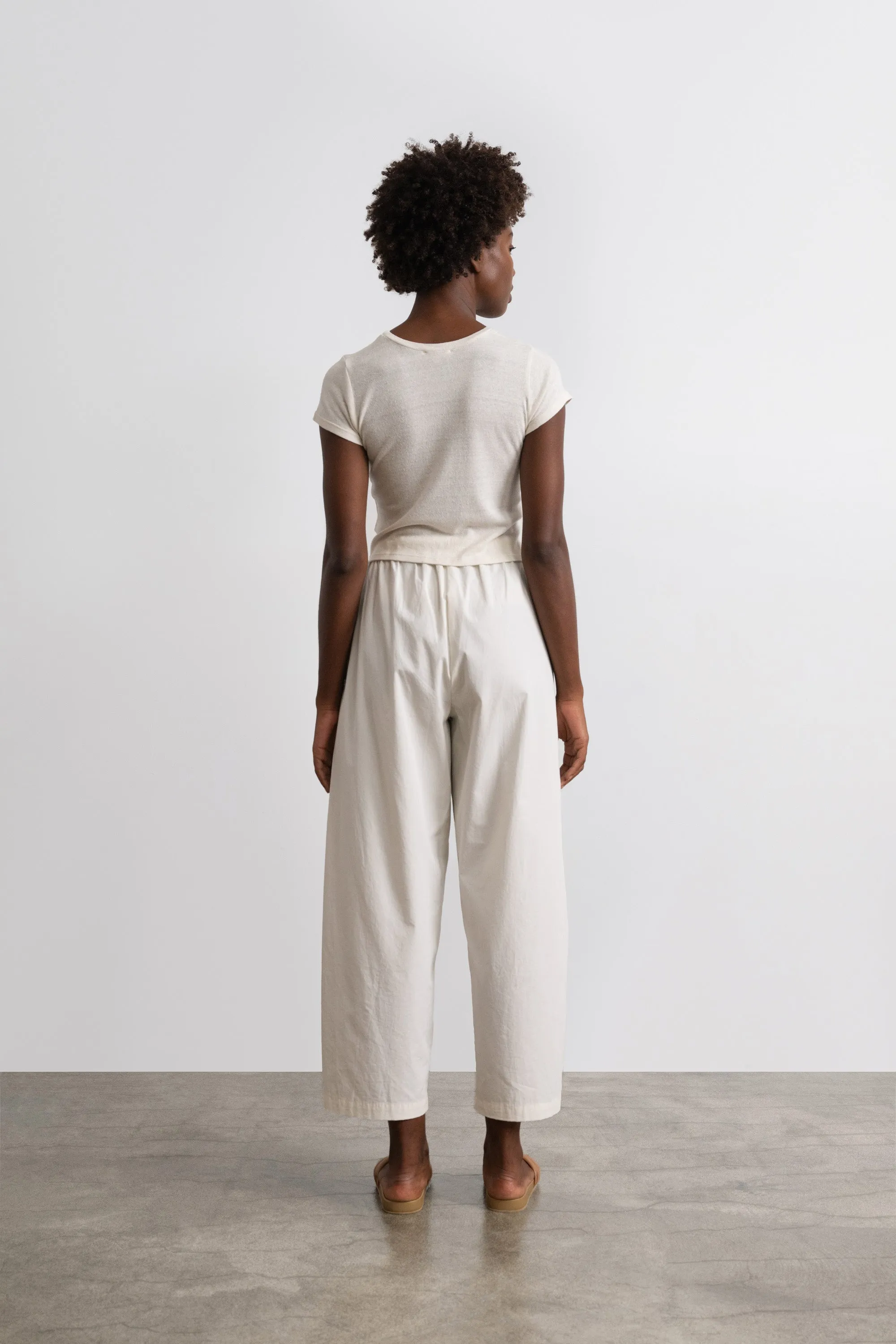 All Day Pant, Organic Cotton Poplin, Natural