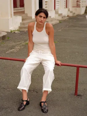 All Day Pant, Organic Cotton Poplin, Natural