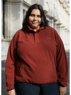 Amble Feathertop Women’s Fleece Terracotta Plus Sizes 2XL - 4XL