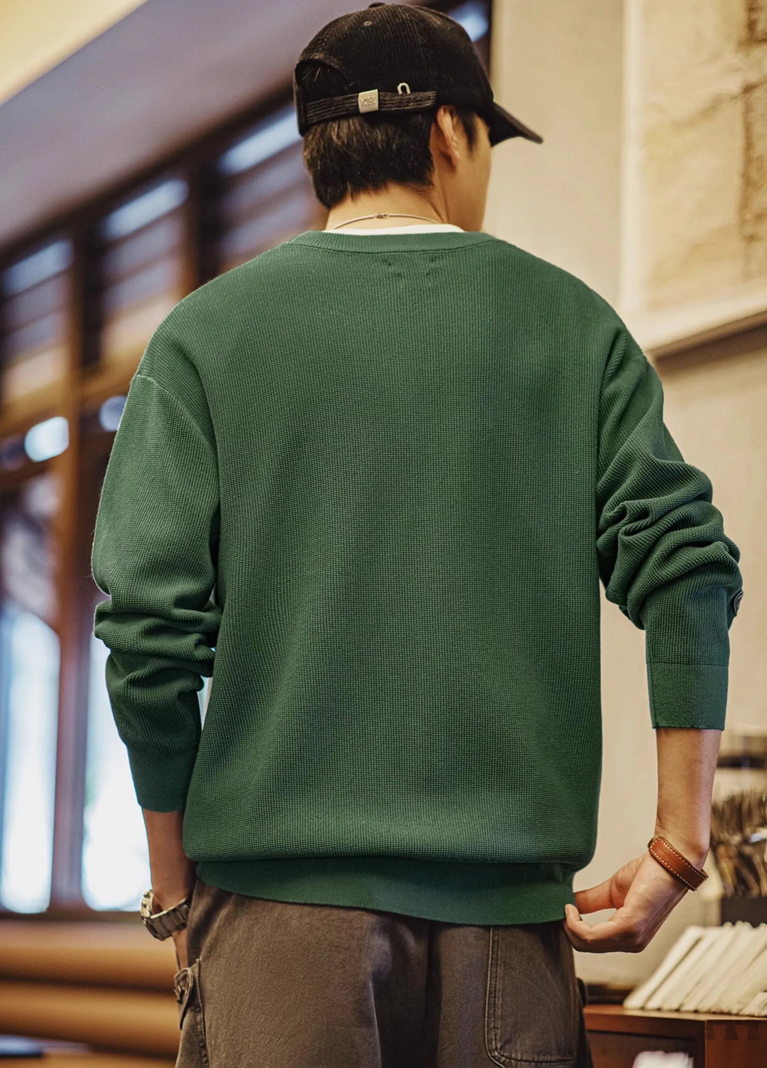 American Workwear Knitted Clean Fit Pullover Men's Sweater