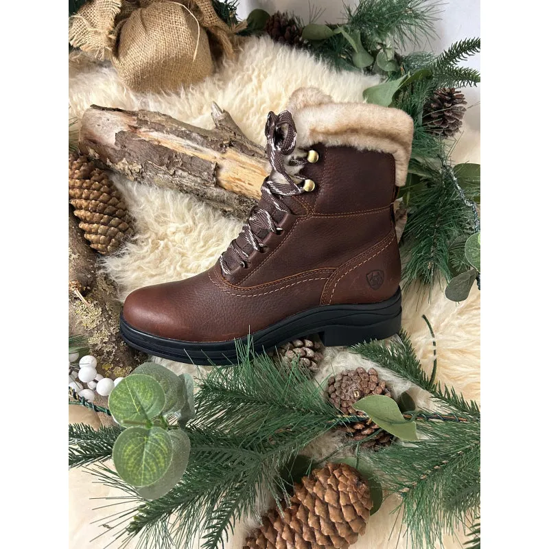 Ariat Harper Sherpa Ladies Waterproof Boot - Dark Brown