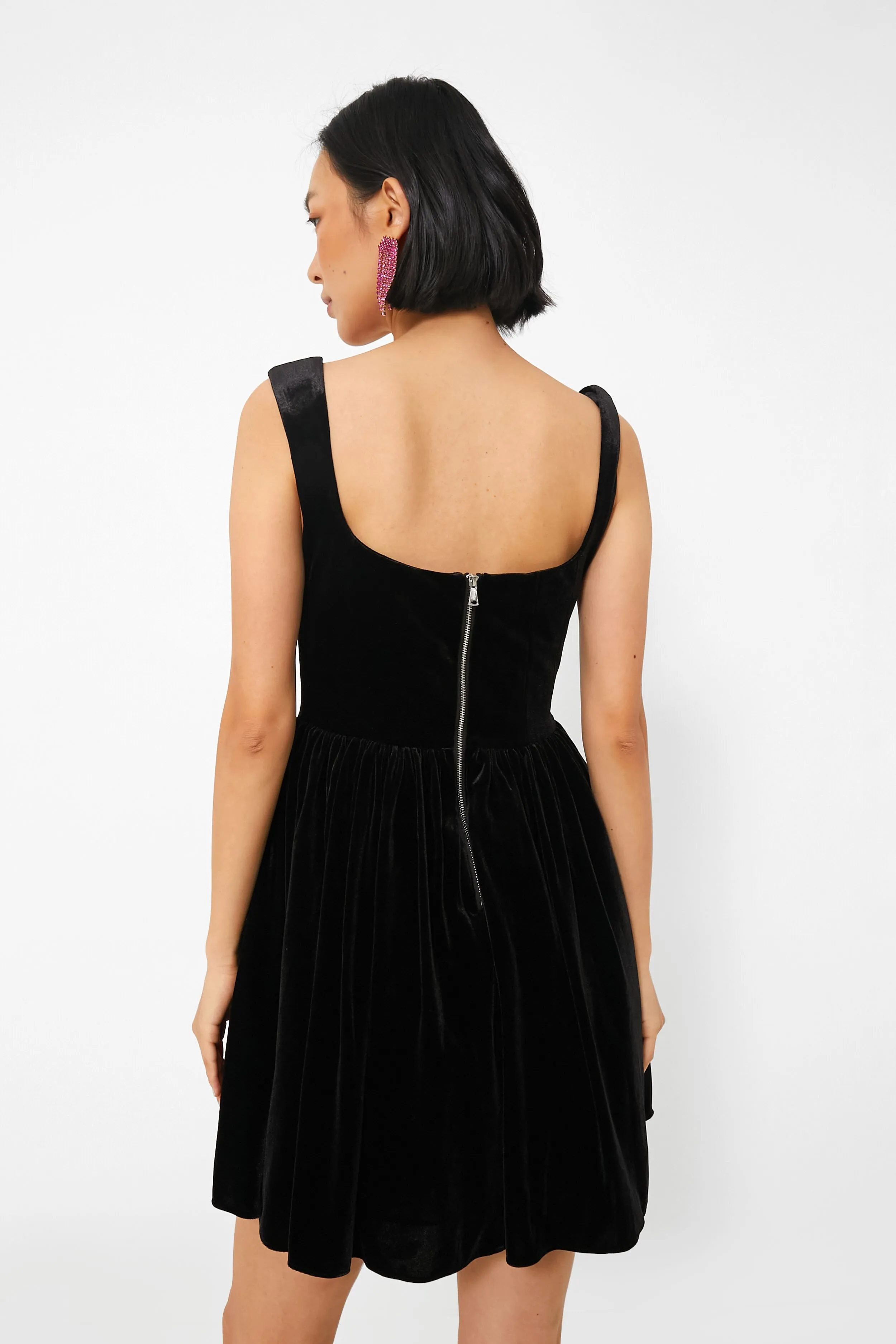 Black Chase Mini Dress