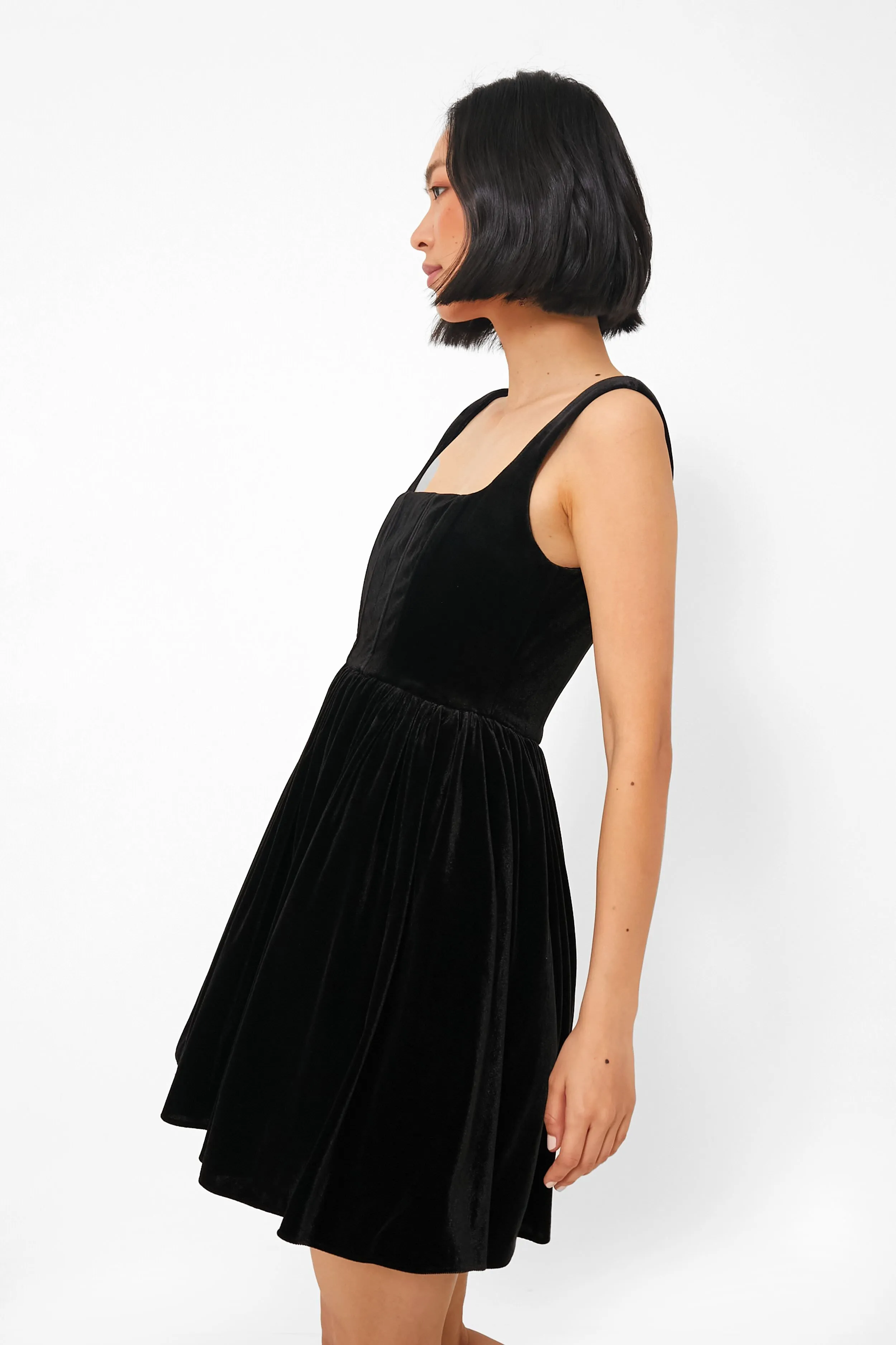 Black Chase Mini Dress