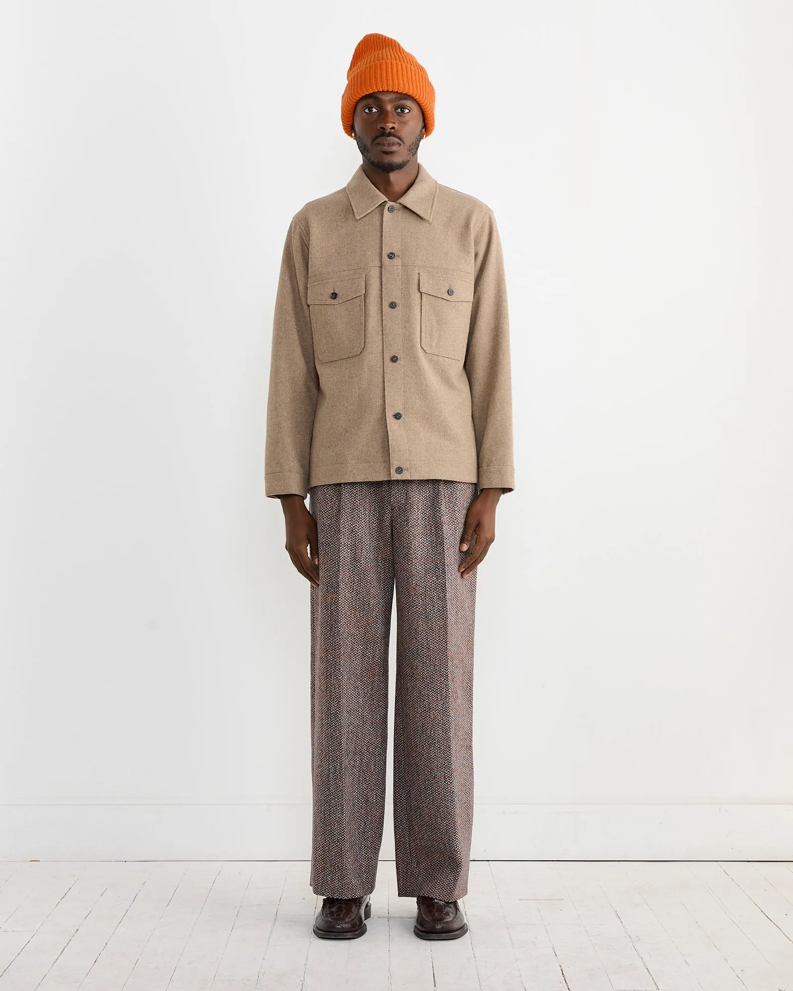 Cashmere Jacket in Natural Beige