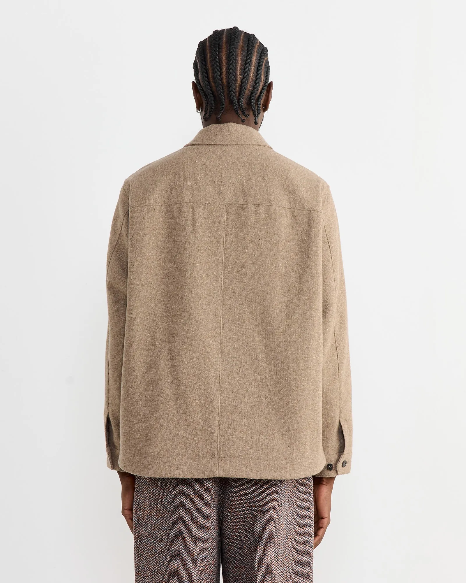 Cashmere Jacket in Natural Beige