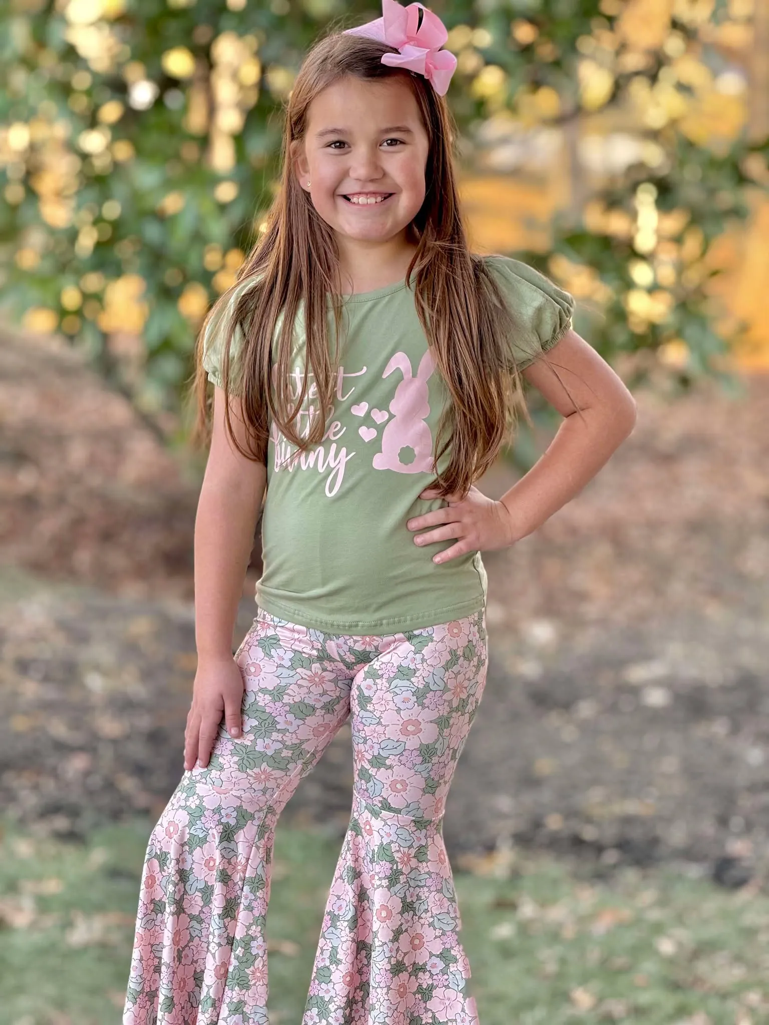 Cutest Little Bunny Flare Pants Set