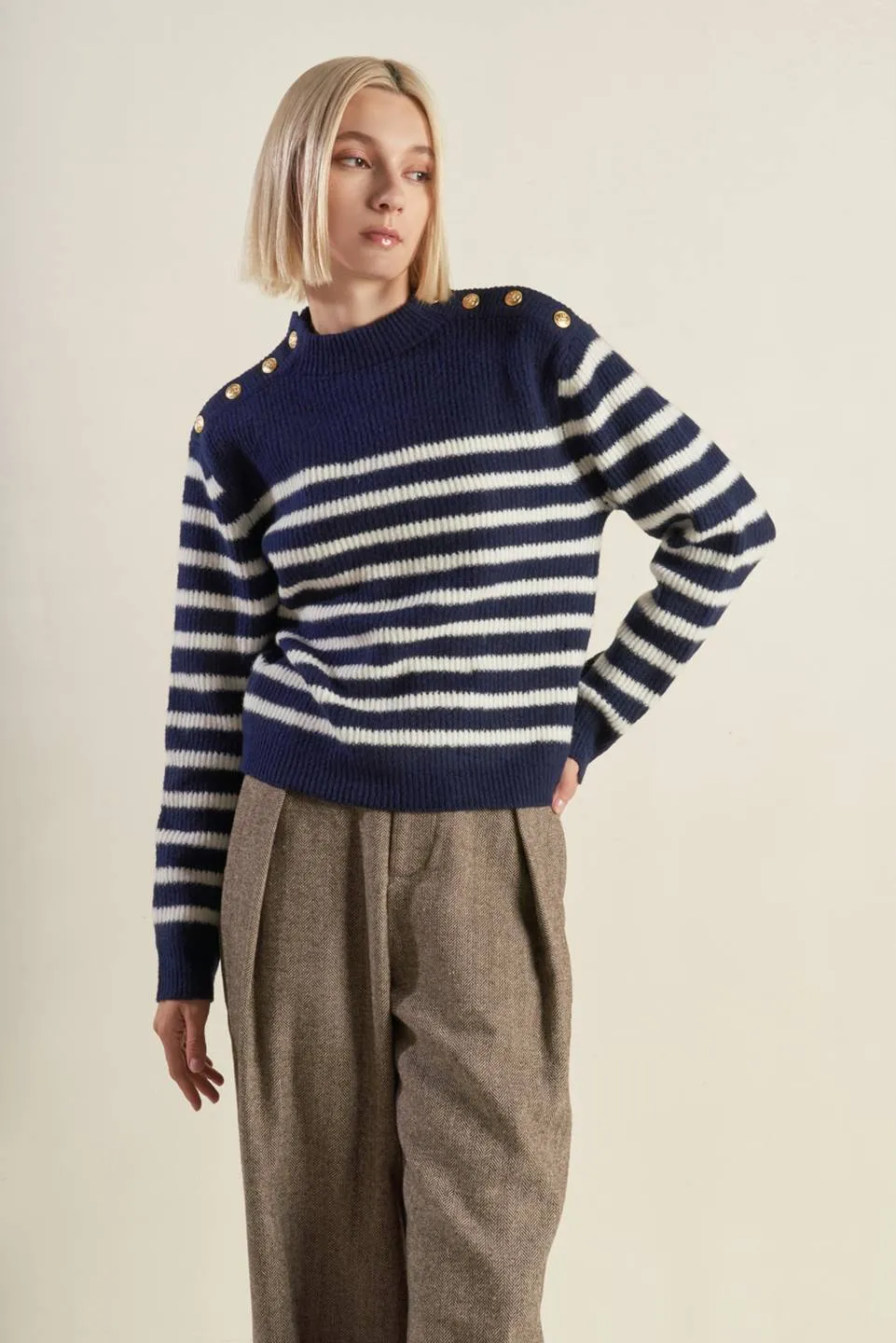 Explore More Collection - BEHIND THE SCENES PULLOVER SWEATER TOP