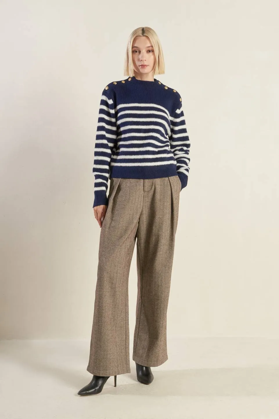 Explore More Collection - BEHIND THE SCENES PULLOVER SWEATER TOP