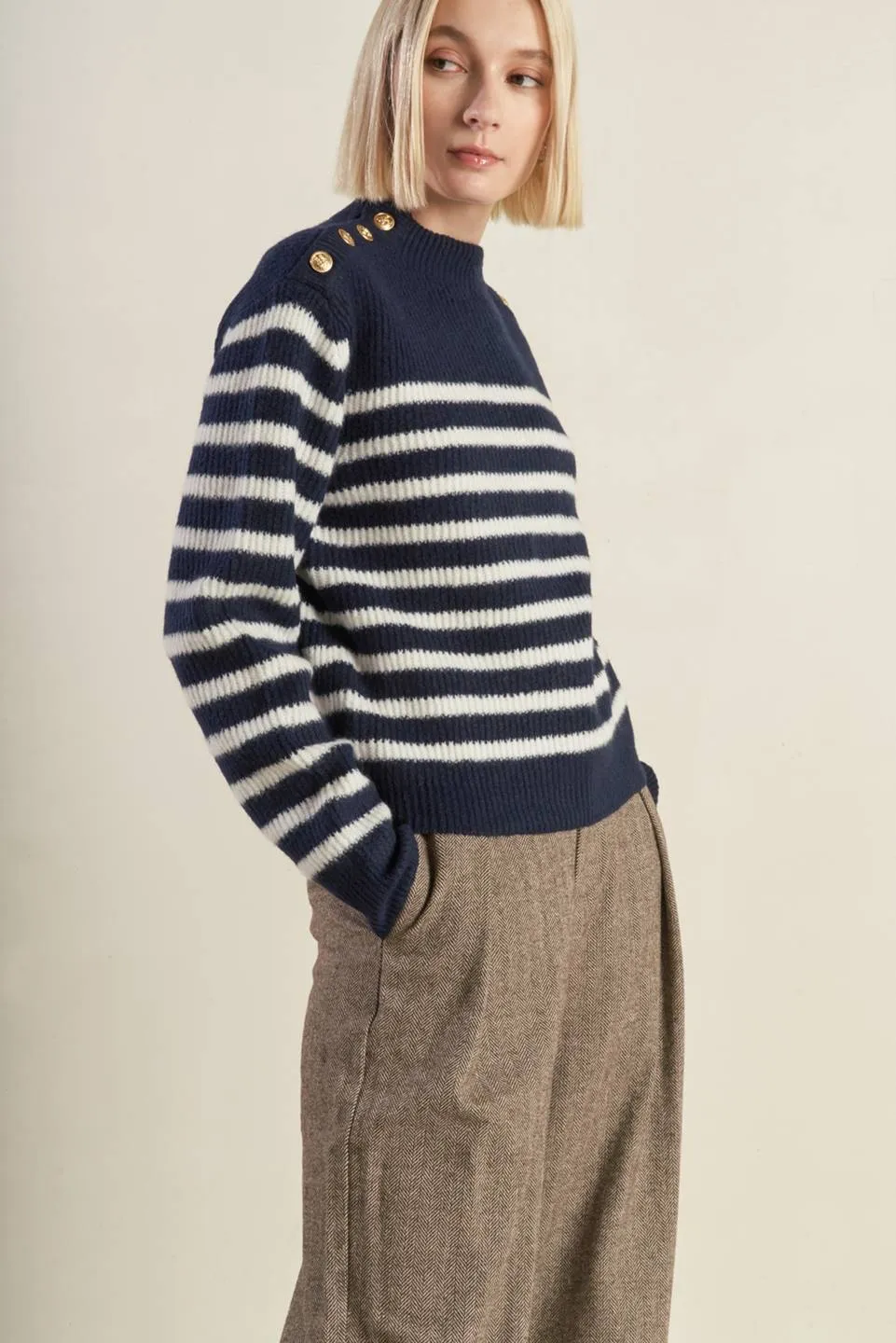 Explore More Collection - BEHIND THE SCENES PULLOVER SWEATER TOP