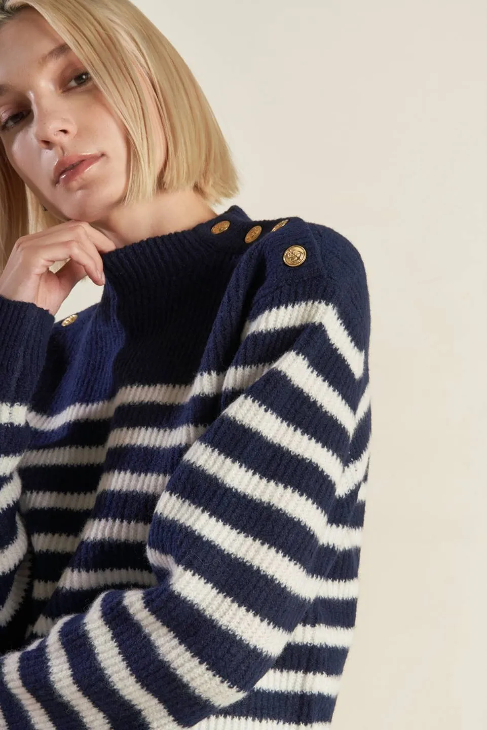 Explore More Collection - BEHIND THE SCENES PULLOVER SWEATER TOP