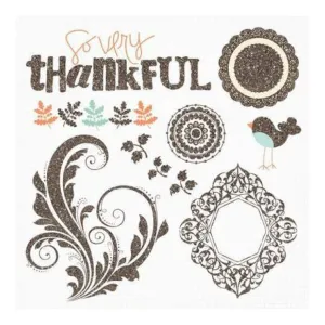 Fancy Pants Designs - Summer's End - Glitter Cuts*