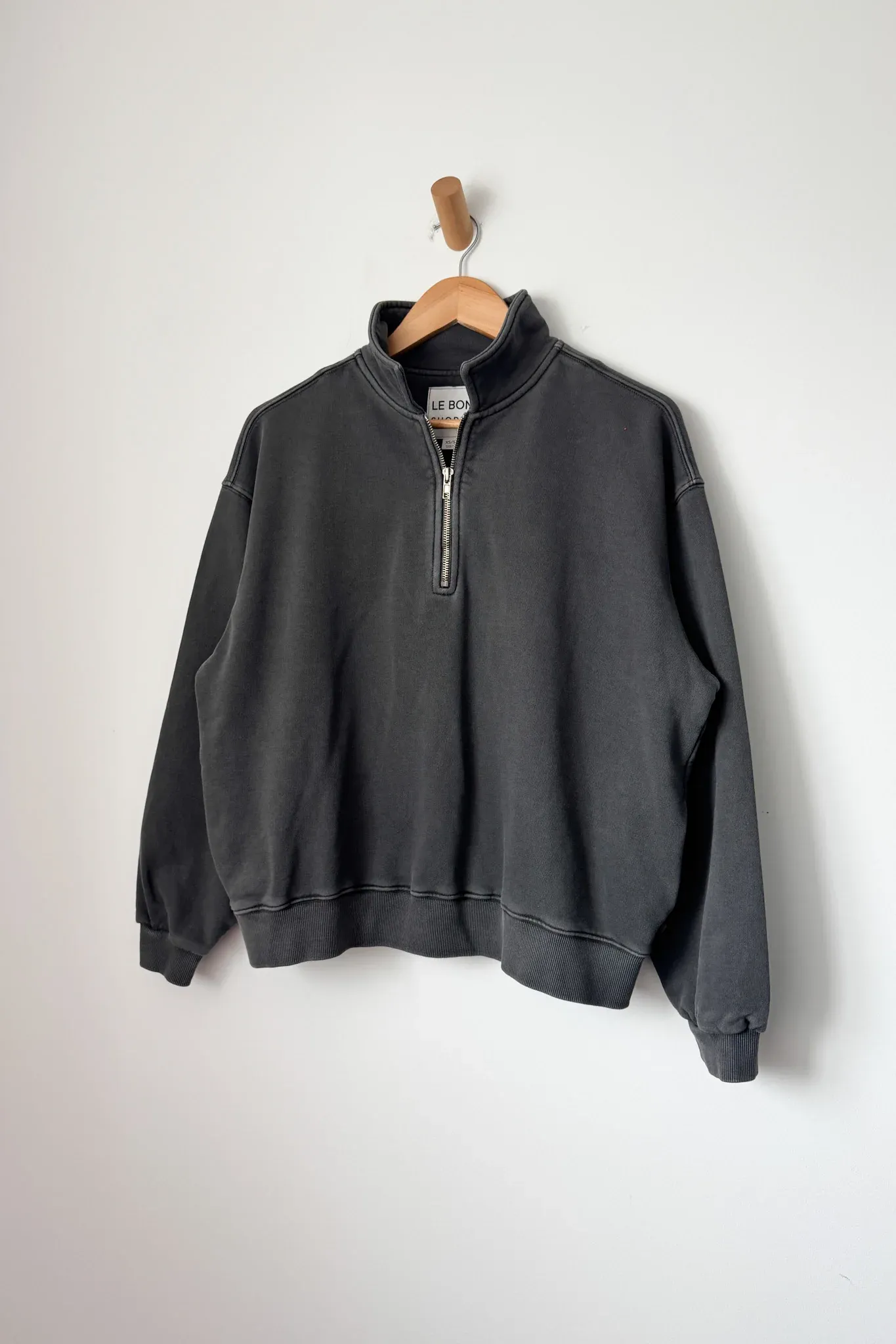French Terry Noah Top - Coal