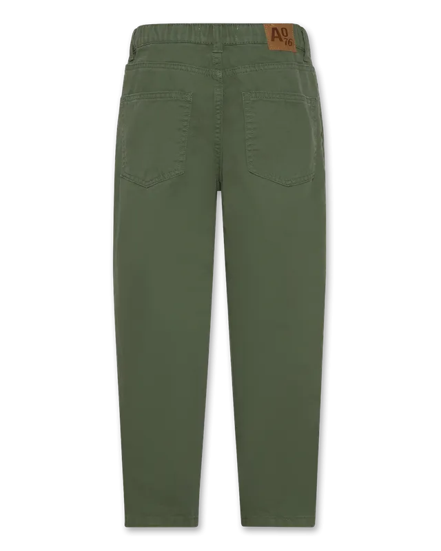 james pants - olive night/earth green