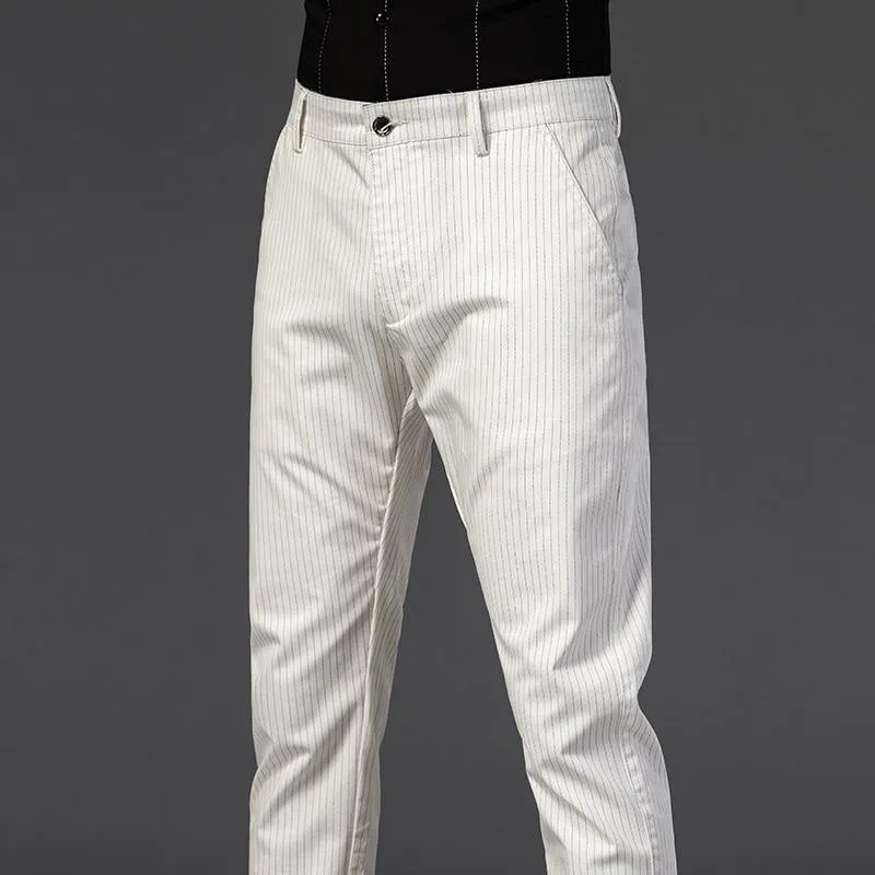 Men's Formal Regular Fit Stretch Pants