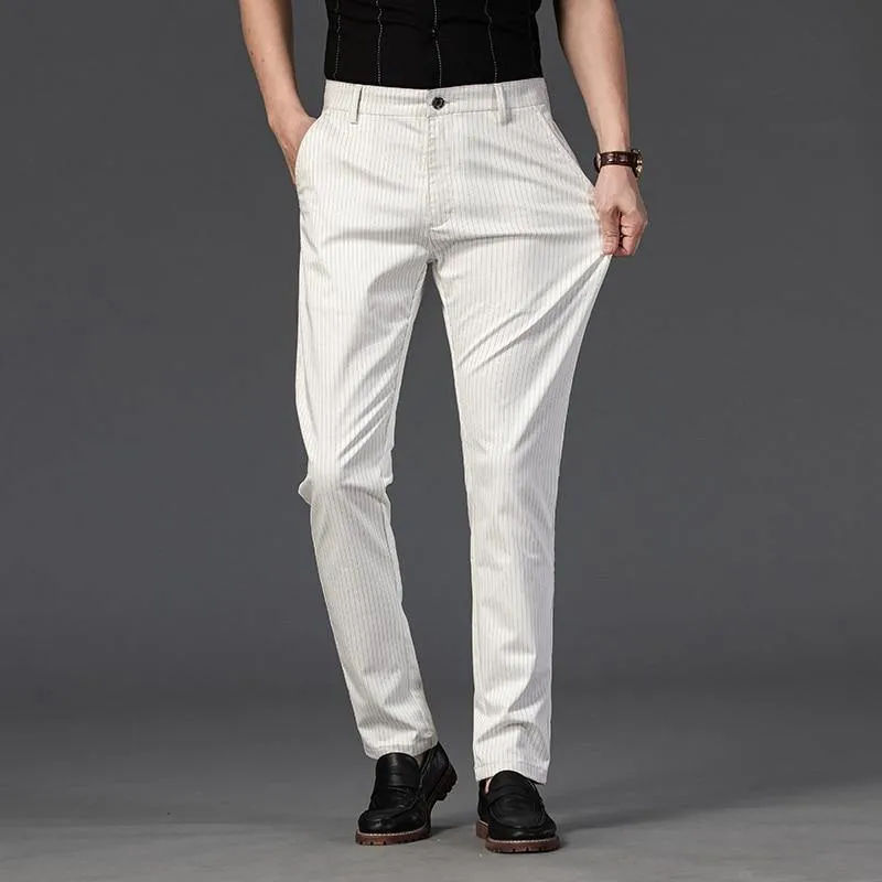 Men's Formal Regular Fit Stretch Pants