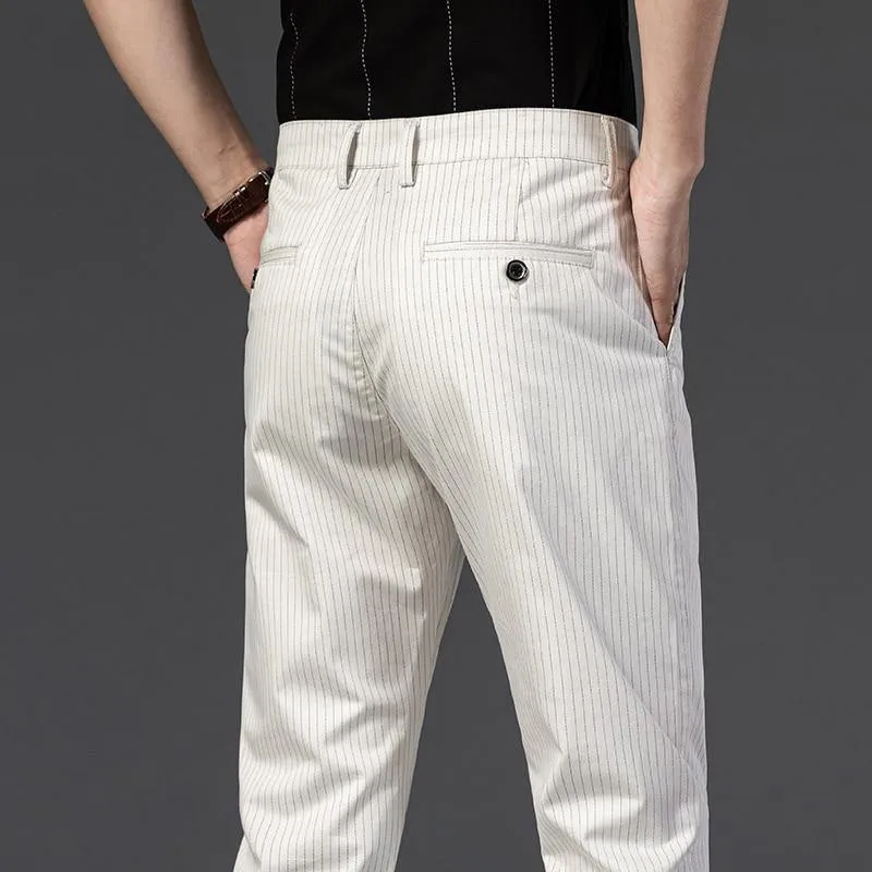 Men's Formal Regular Fit Stretch Pants