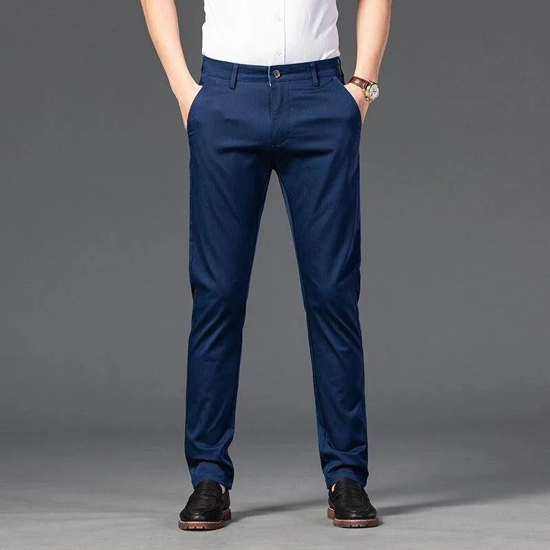 Men's Formal Regular Fit Stretch Pants