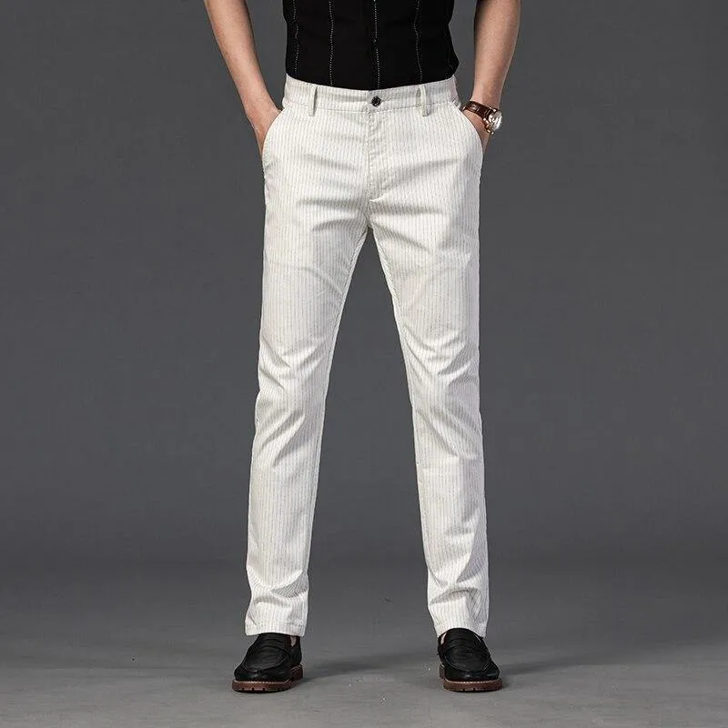 Men's Formal Regular Fit Stretch Pants