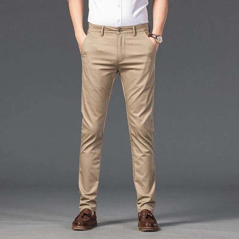 Men's Formal Regular Fit Stretch Pants