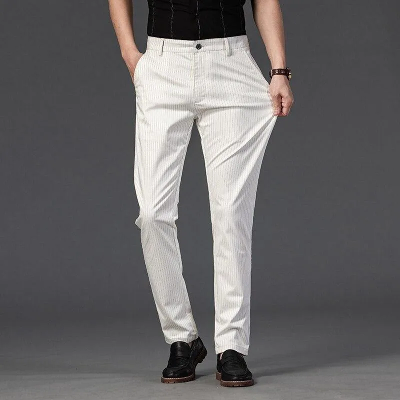 Men's Formal Regular Fit Stretch Pants