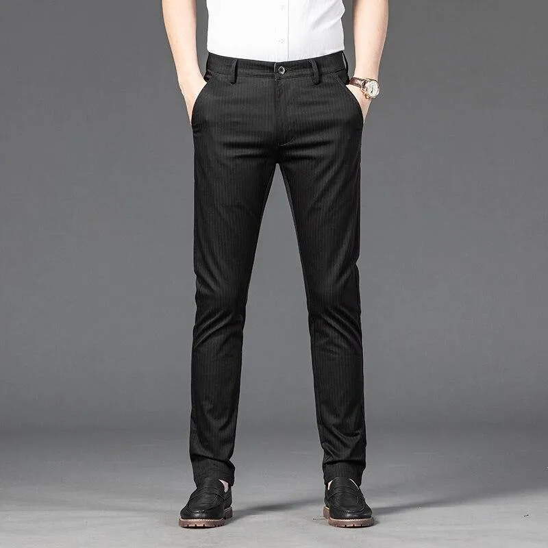 Men's Formal Regular Fit Stretch Pants