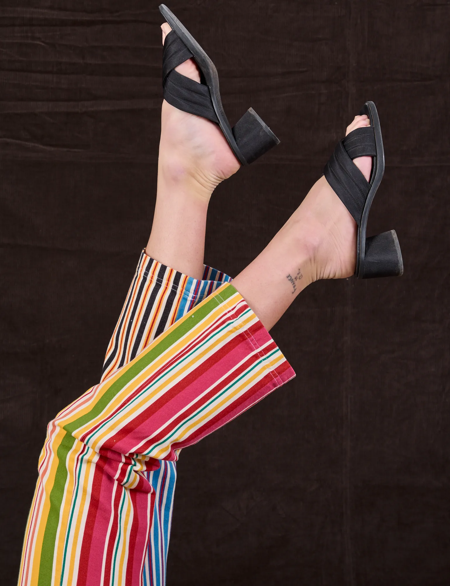 Mixed Stripe Work Pants