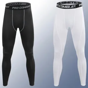 New Men's Compression Pants for Running and Workout Trousers