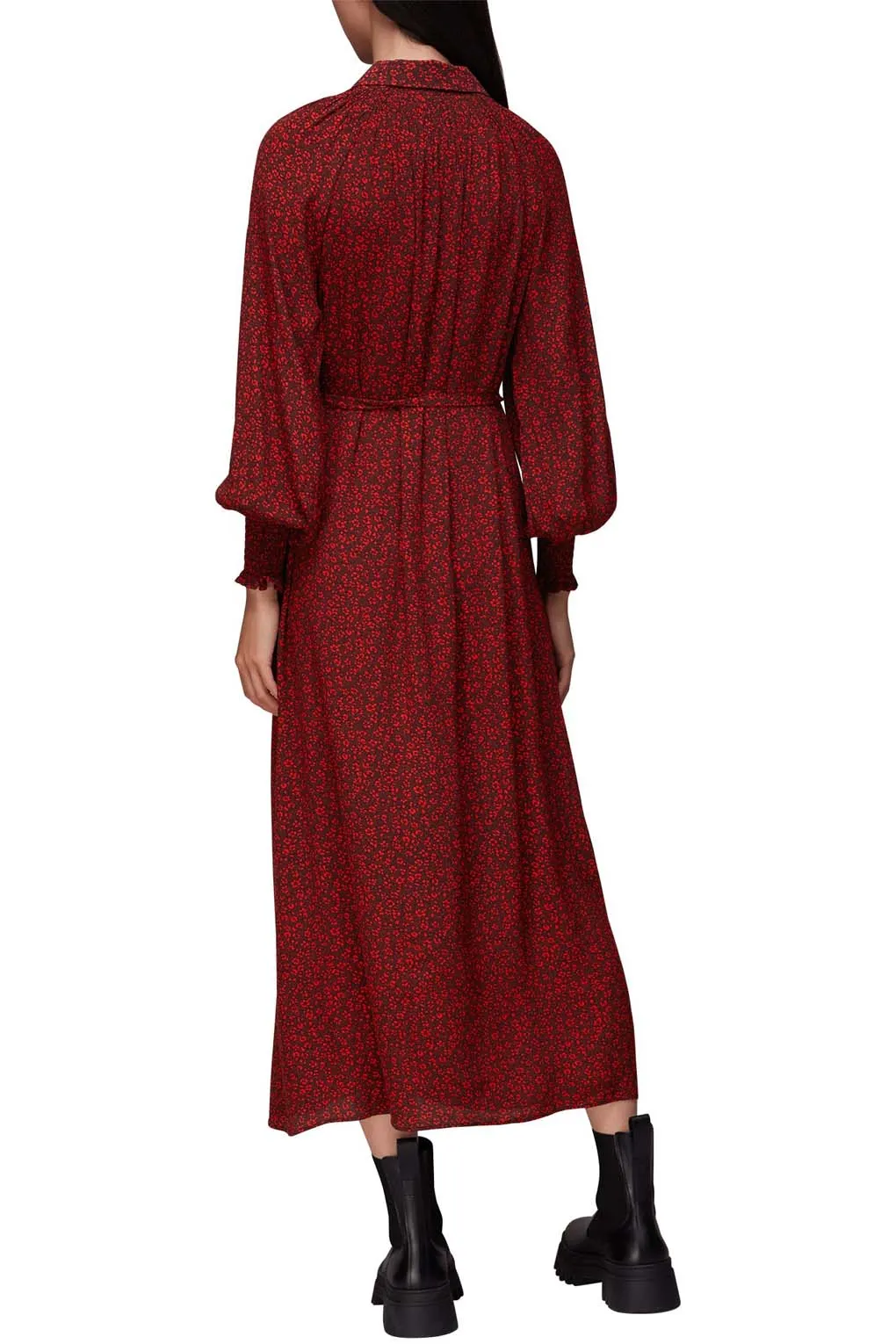 Pansy Dot Shirt Dress