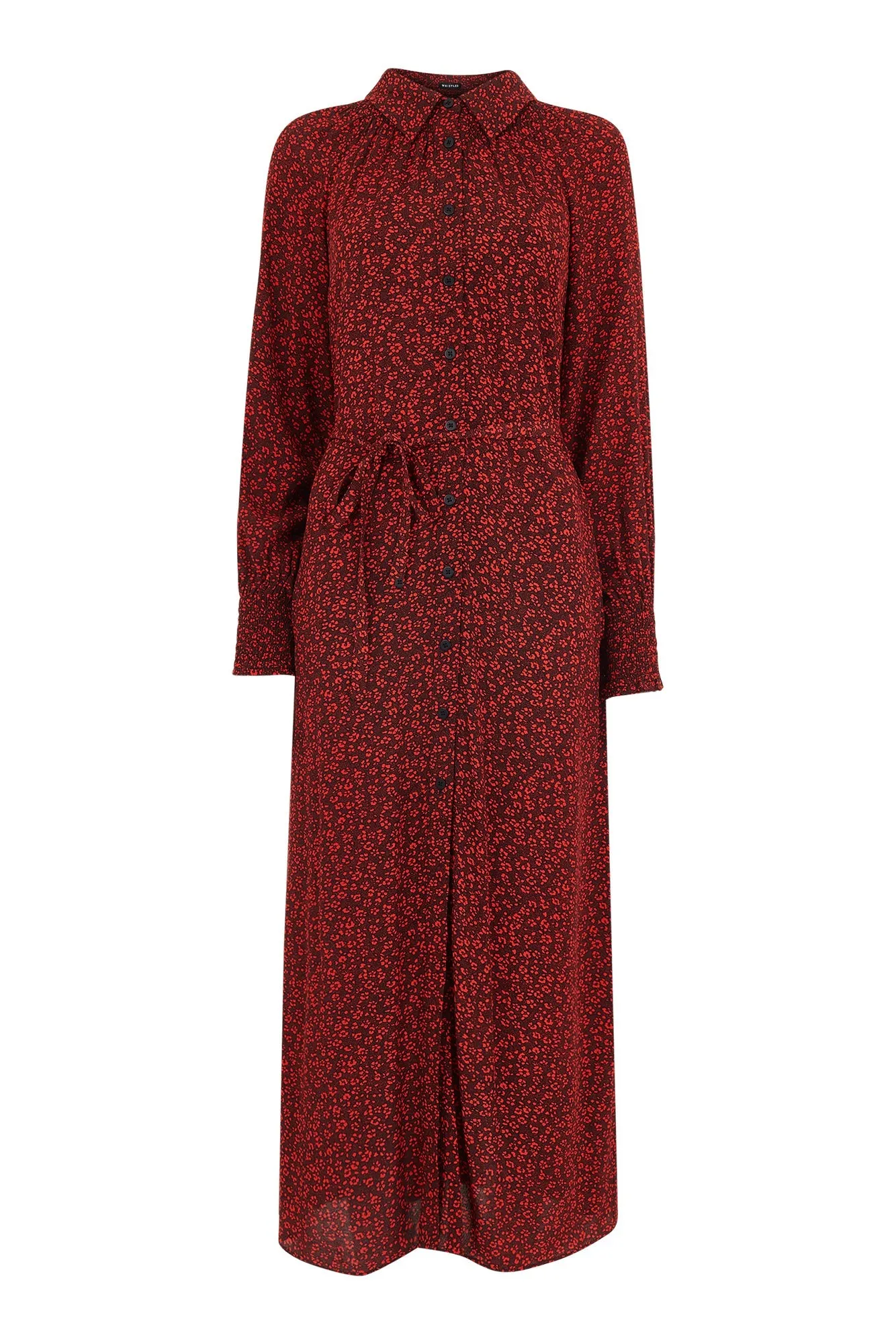 Pansy Dot Shirt Dress
