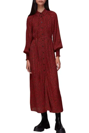 Pansy Dot Shirt Dress