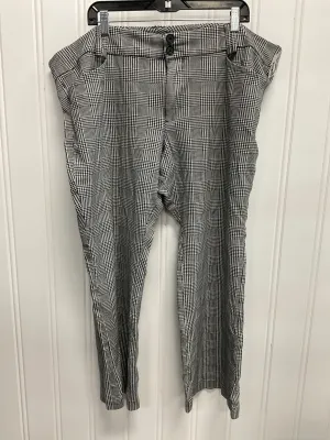 Pants Dress By Torrid In Black & White, Size:26