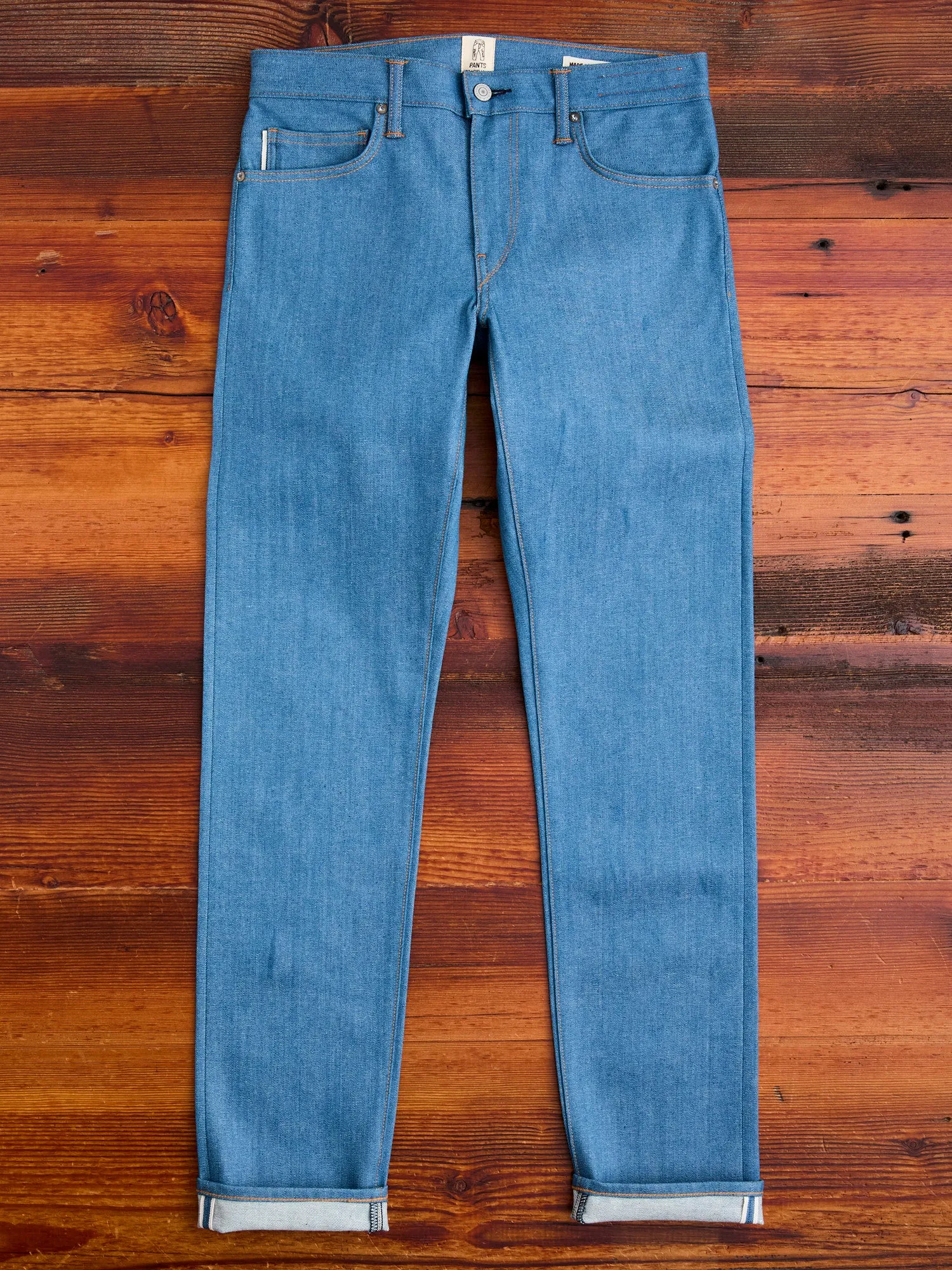 "Old Blue Raw" 10.5oz Indigo Stretch Selvedge Denim - Pen Slim