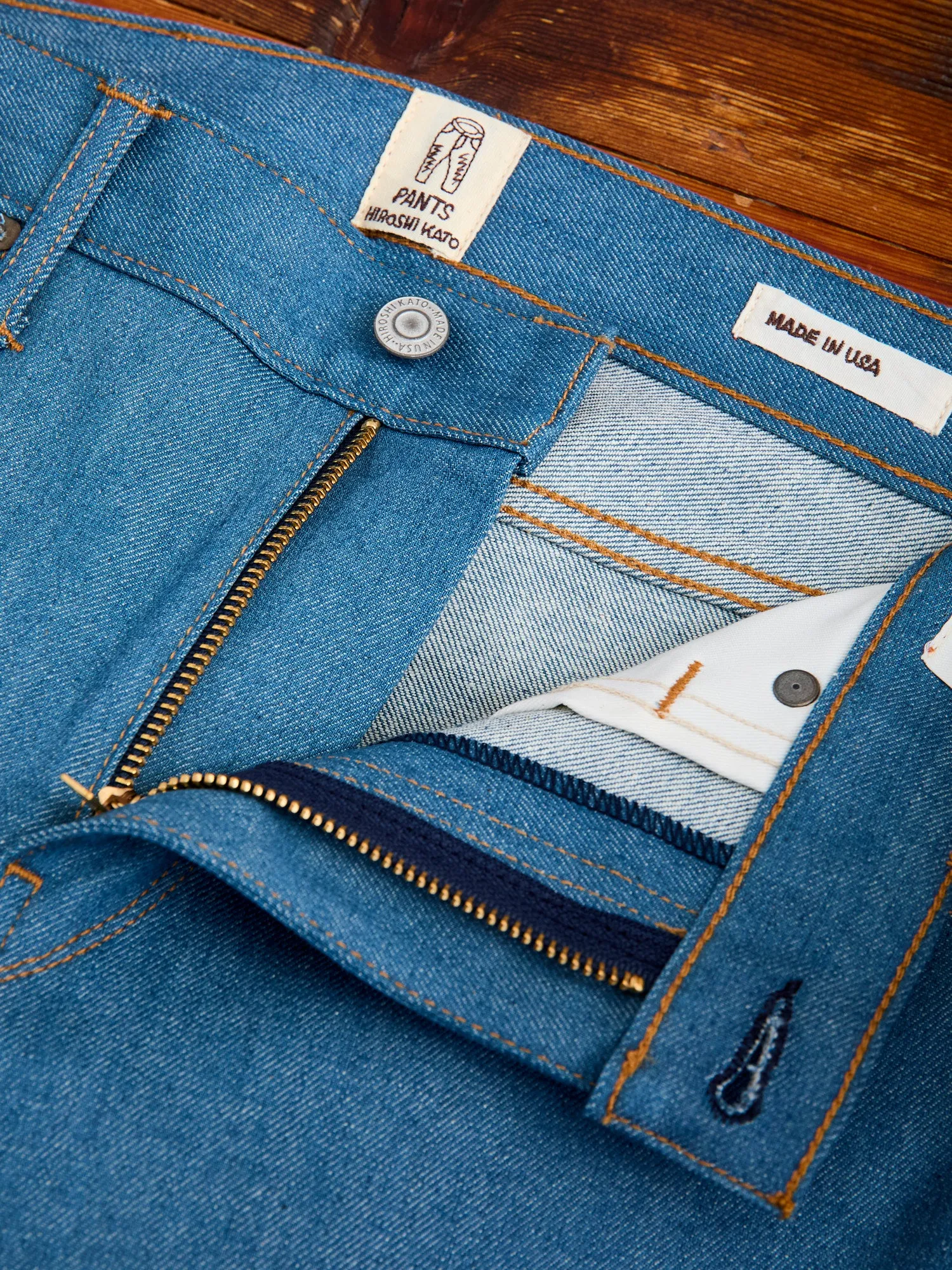 "Old Blue Raw" 10.5oz Indigo Stretch Selvedge Denim - Pen Slim