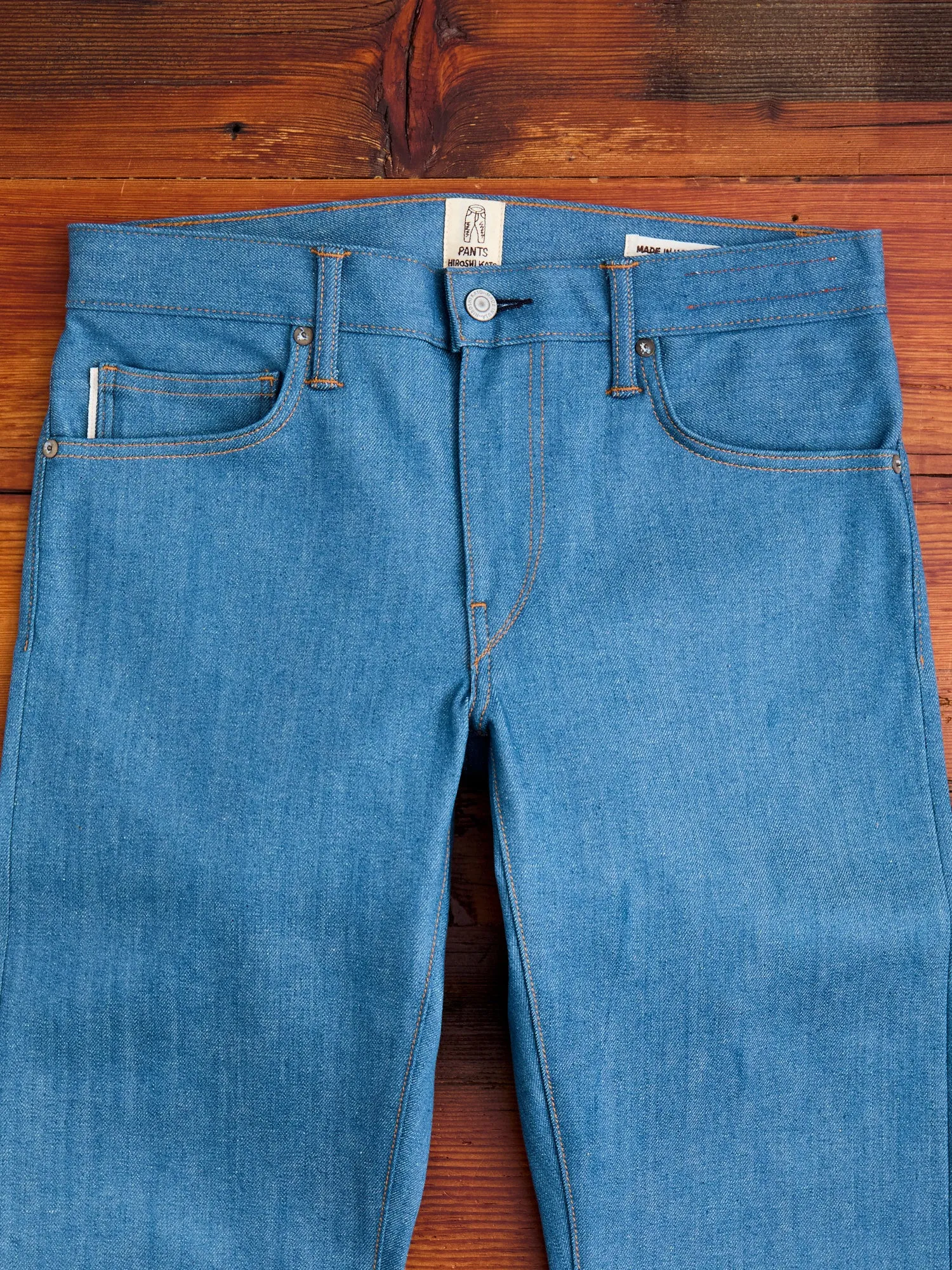 "Old Blue Raw" 10.5oz Indigo Stretch Selvedge Denim - Pen Slim