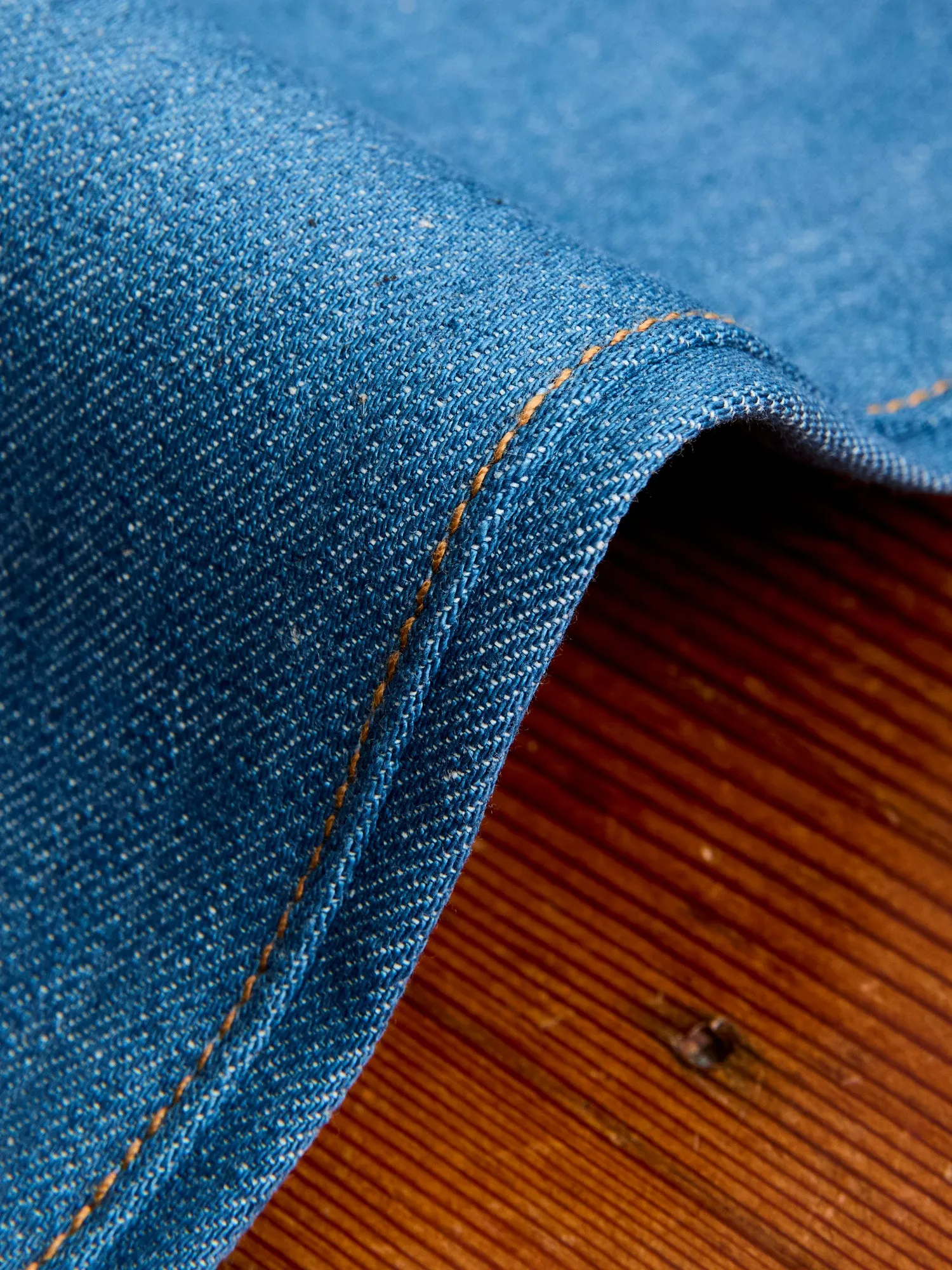 "Old Blue Raw" 10.5oz Indigo Stretch Selvedge Denim - Pen Slim