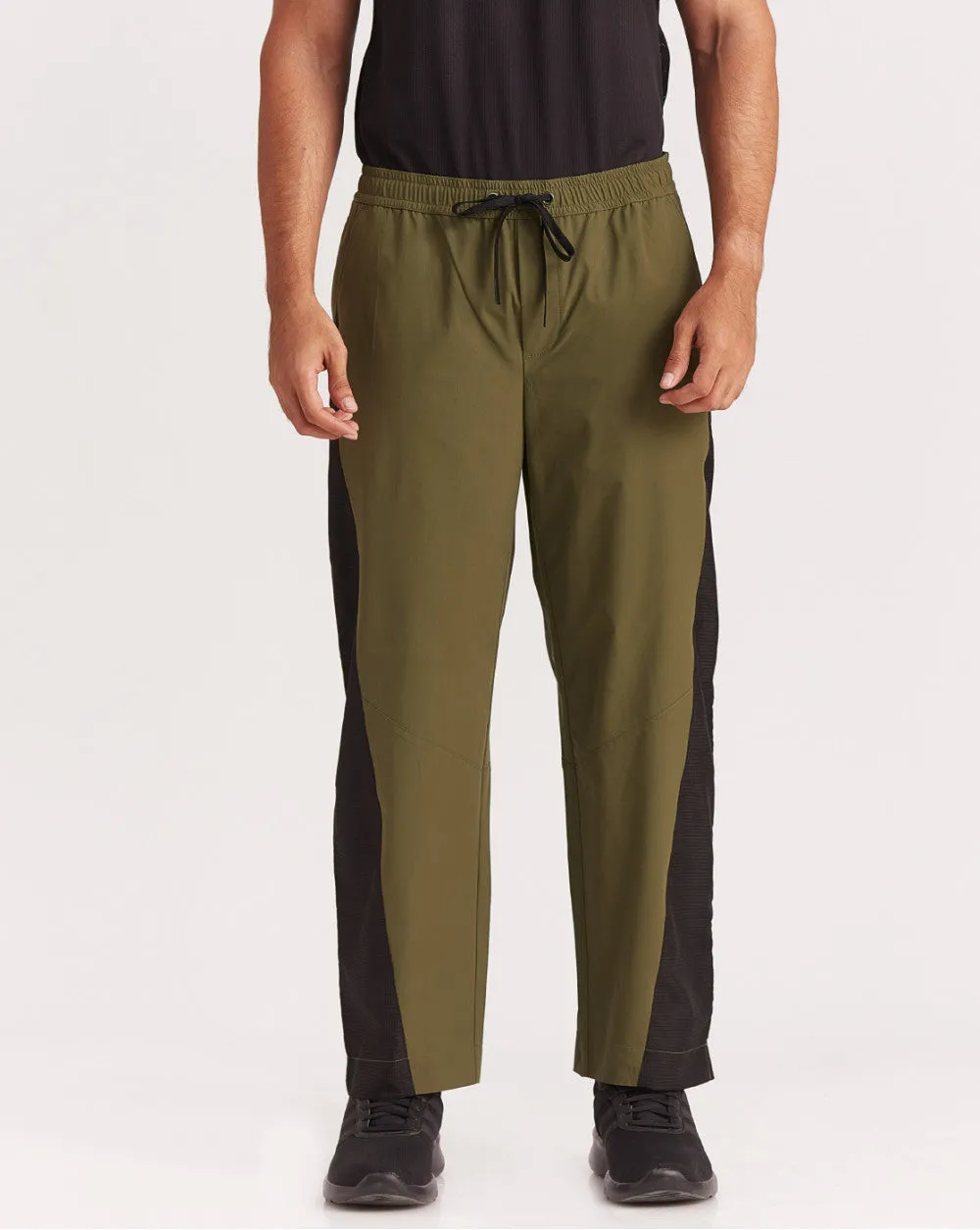 Regular Fit All-Day Track Pants - Olive