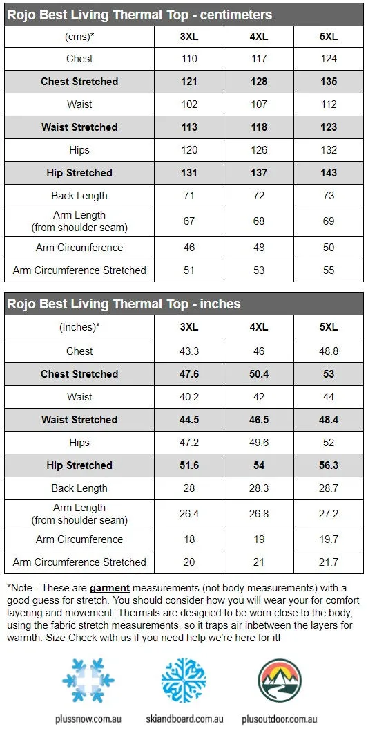 Rojo Best Living Womens Plus Size Thermal Top Bouquet Sizes 3XL - 5XL