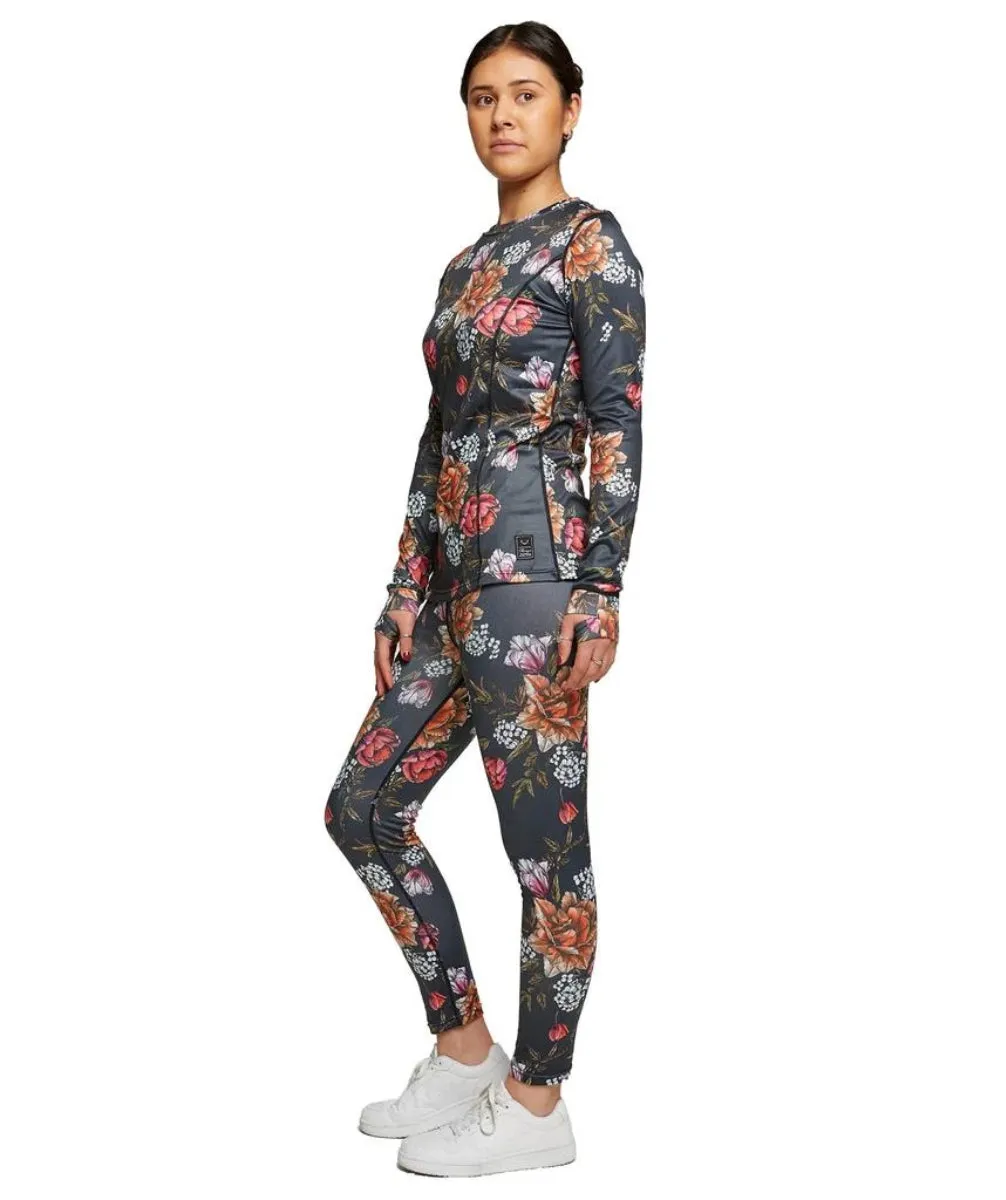 Rojo Best Living Womens Plus Size Thermal Top Bouquet Sizes 3XL - 5XL