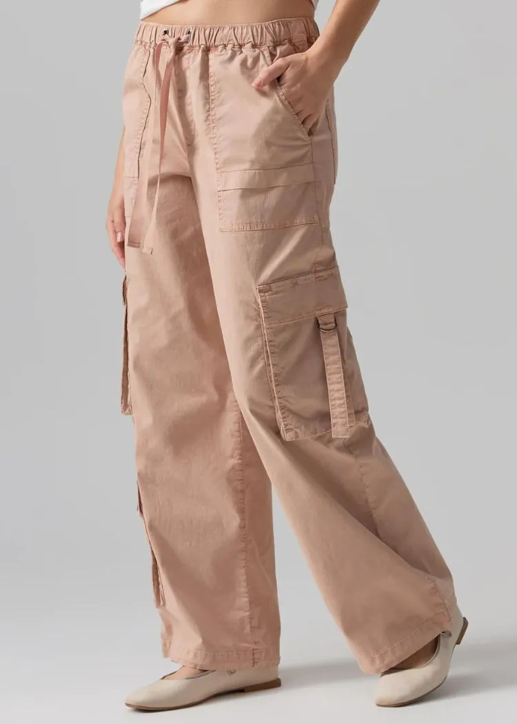 Sanctuary Parachute Cargo Pant - Bare Nude