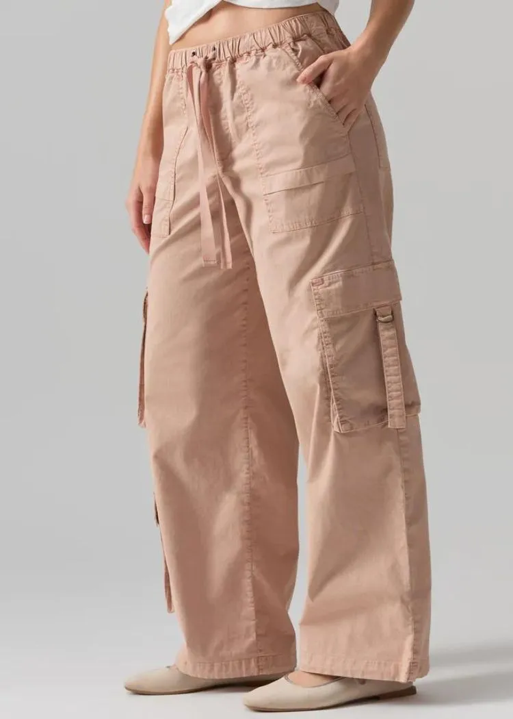 Sanctuary Parachute Cargo Pant - Bare Nude