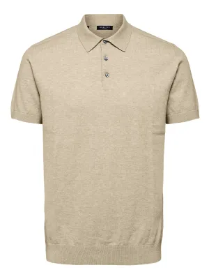 Selected Homme Berg - Polo med korte ærmer