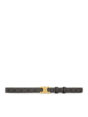 SMALL TRIOMPHE BELT IN TRIOMPHE CANVAS LEATHER