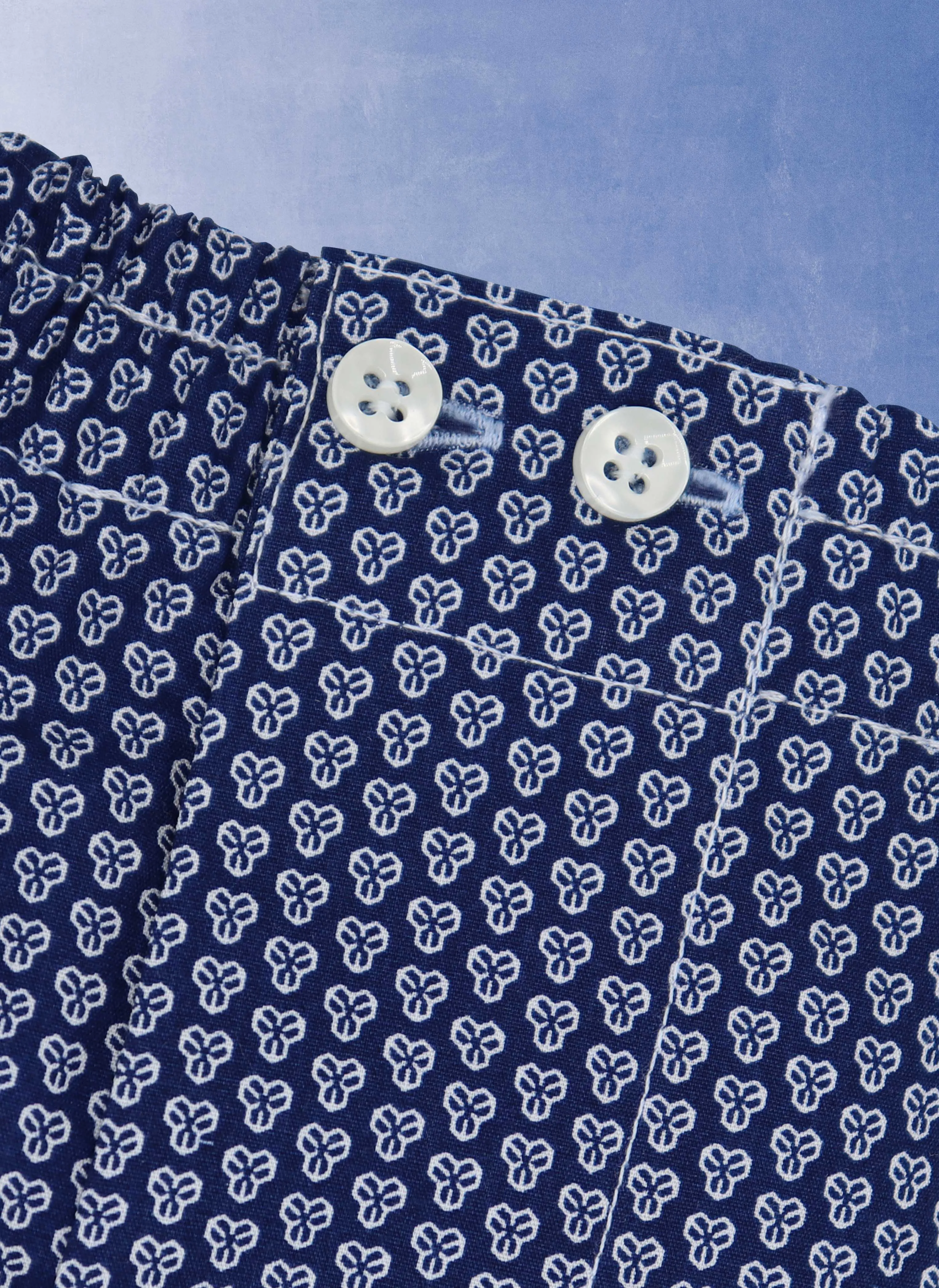 The Perfect Boxer Short Navy Print
