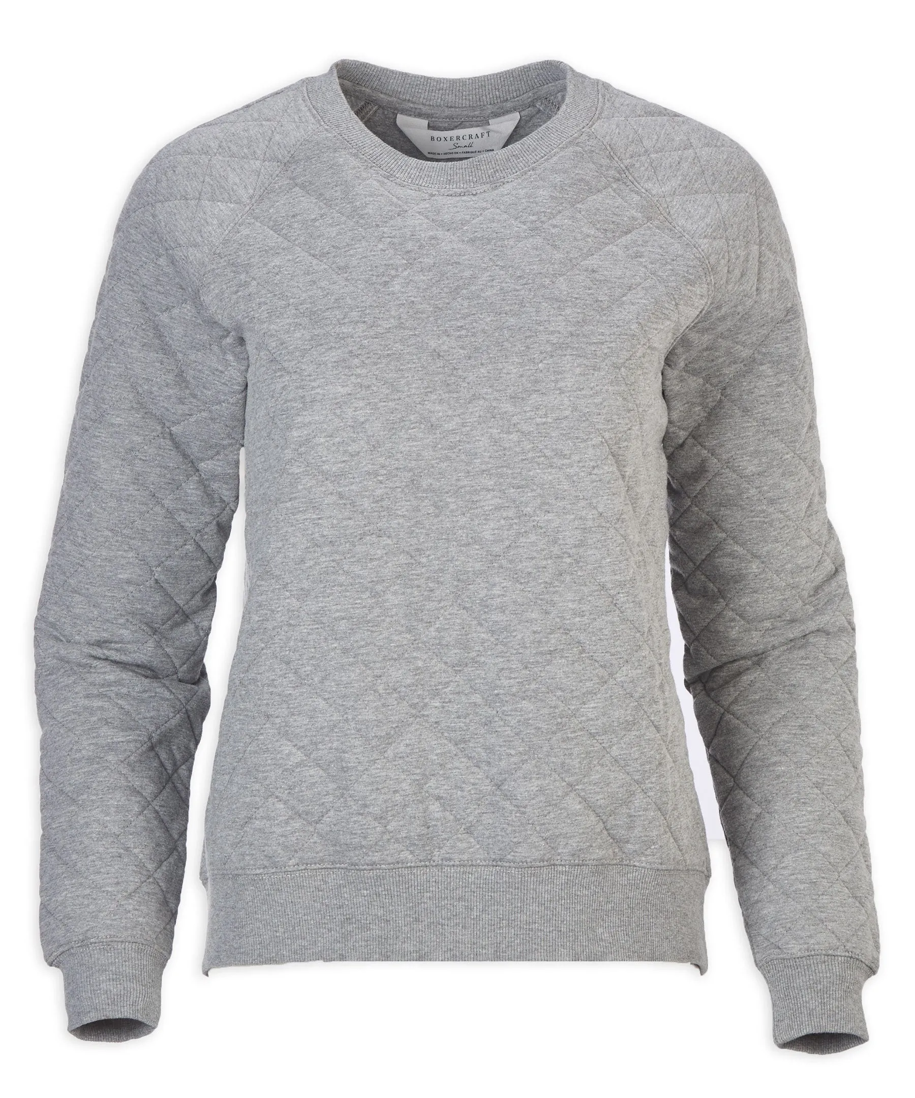 Women's Quilted Crew