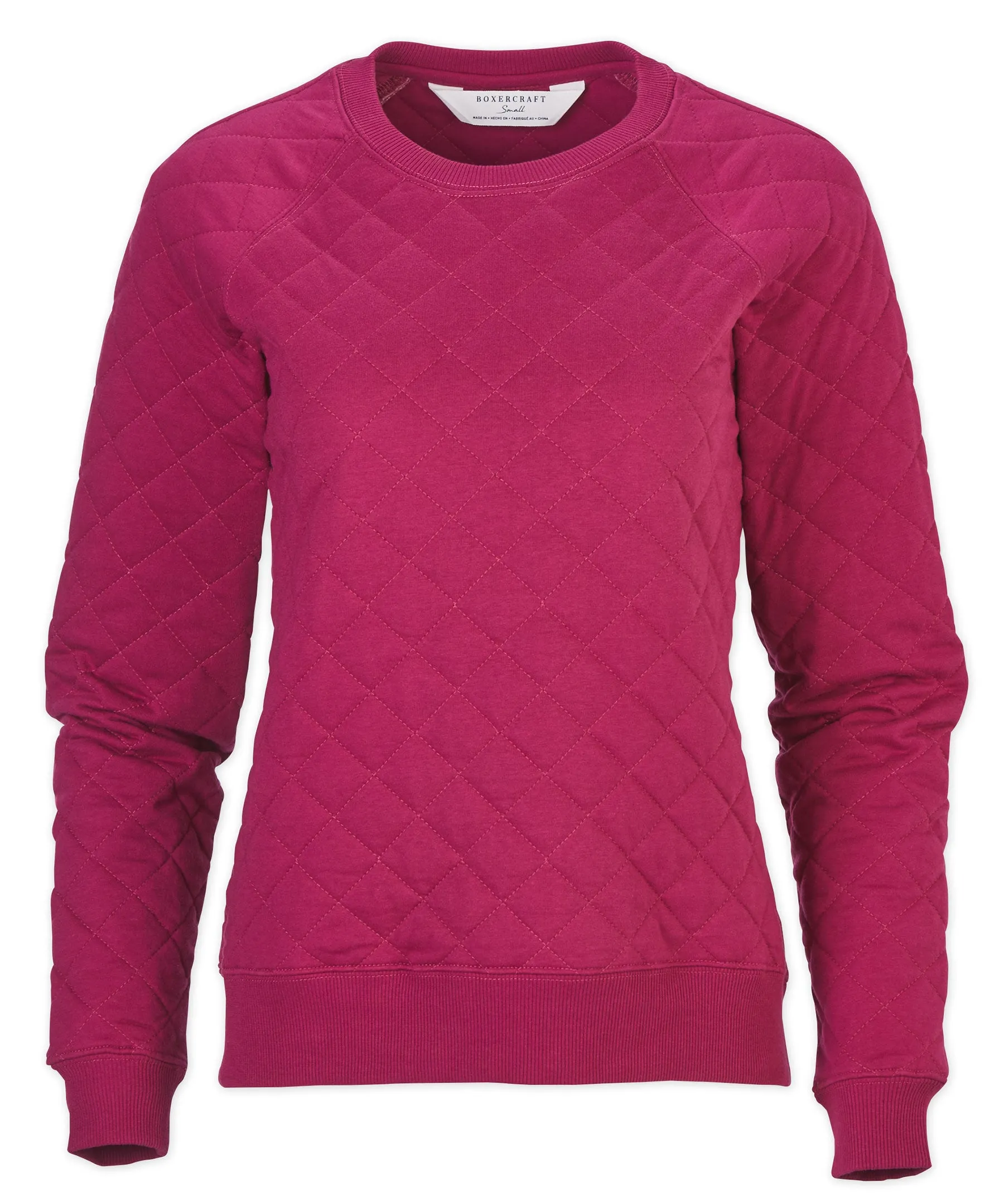 Women's Quilted Crew