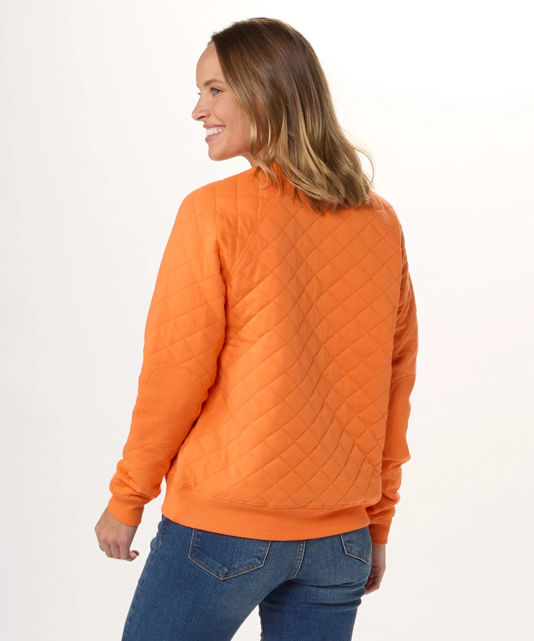 Women's Quilted Crew