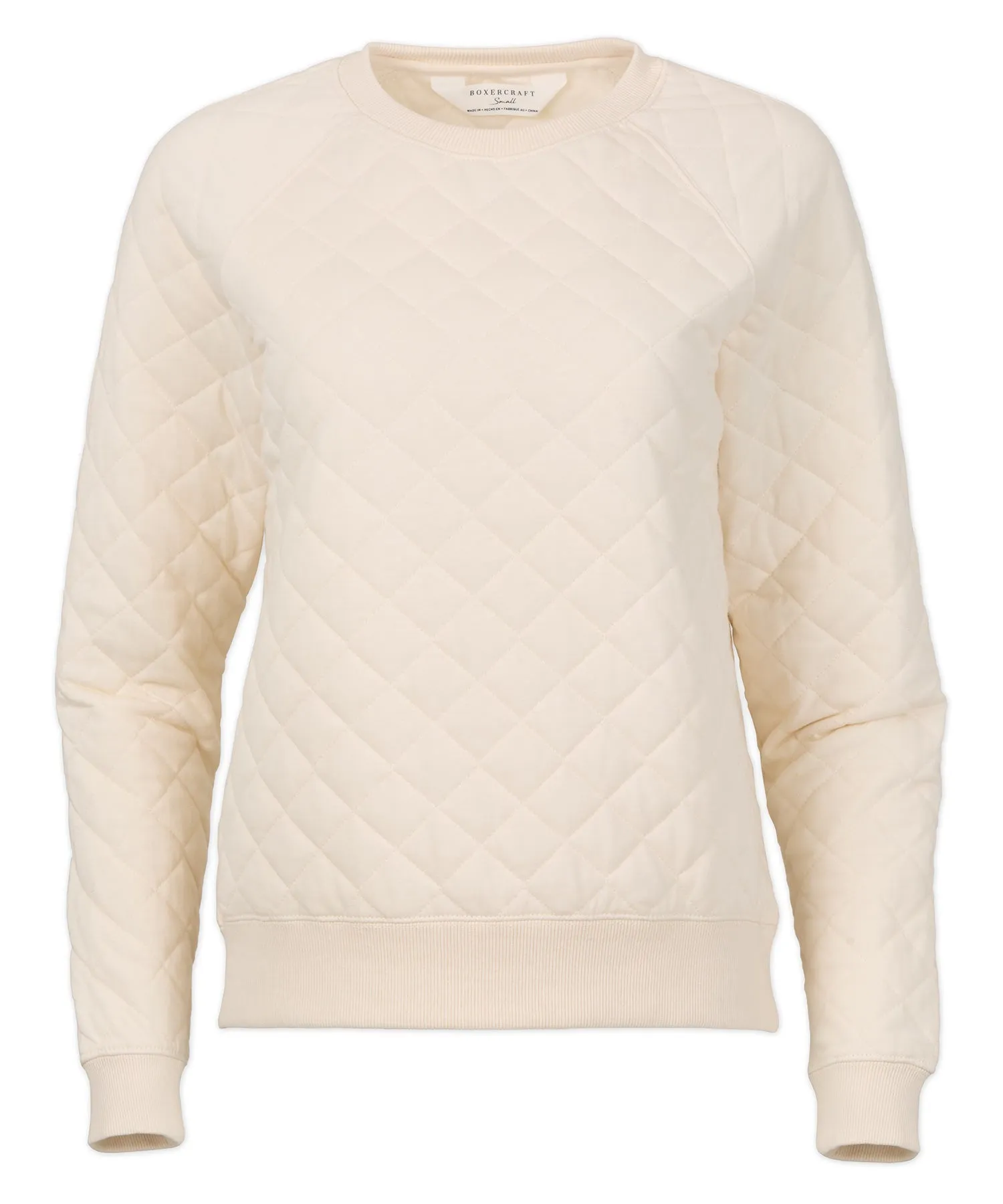 Women's Quilted Crew