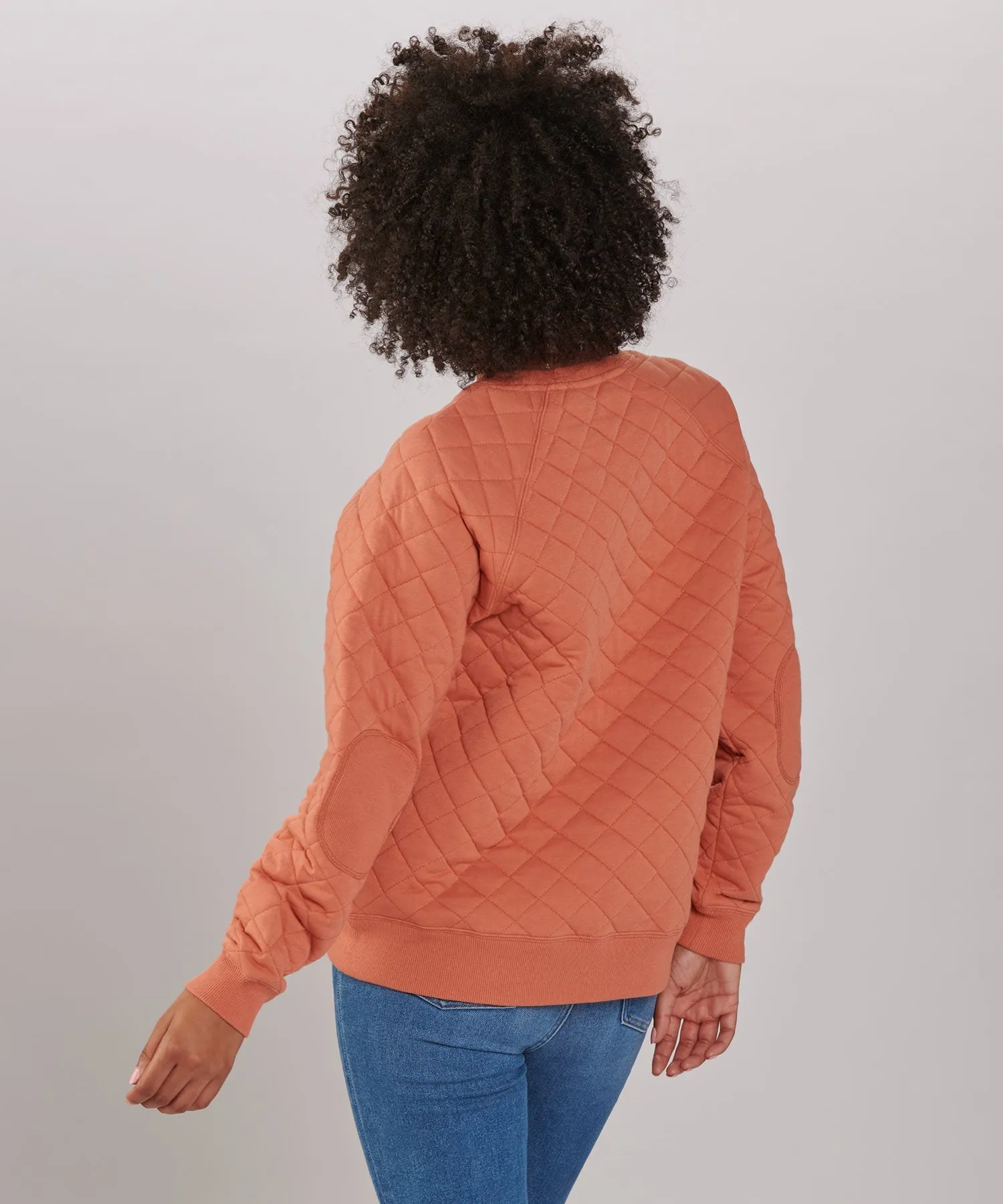 Women's Quilted Crew
