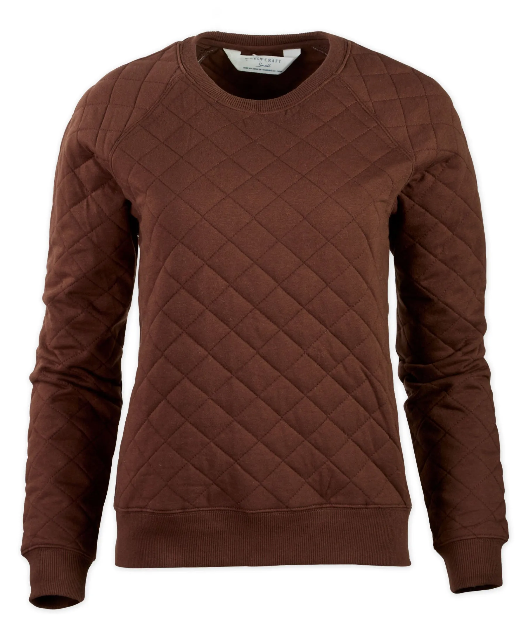 Women's Quilted Crew